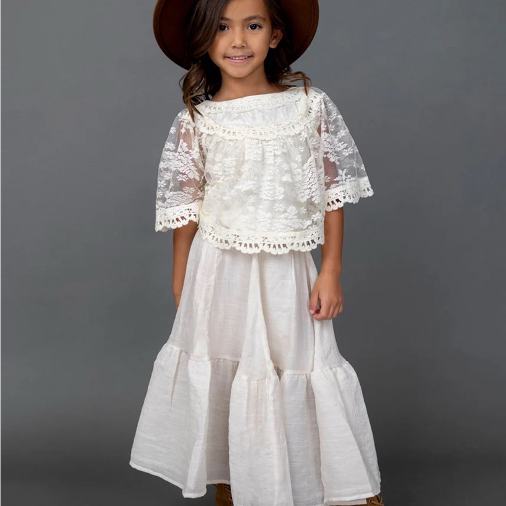 Joyfolie Annabel Skirt Cream 3t NWT